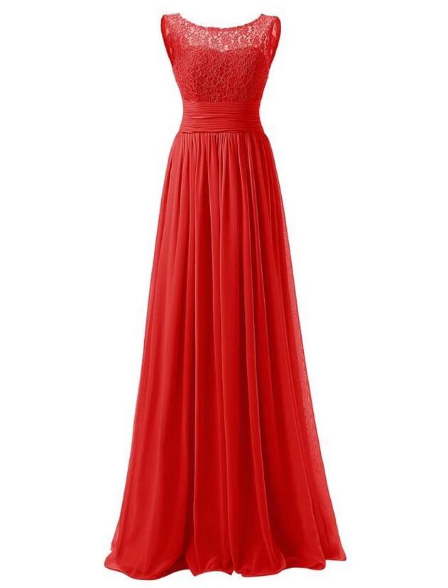 Sheer Sabrina Neck Floor Length Prom Dress With Corset Back on Luulla